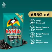 Bango Kecap Manis 685g Isi 6 Pouch