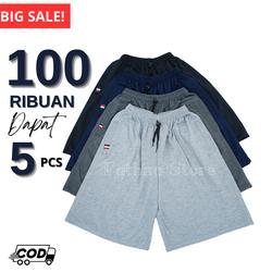 Celana Pendek Pria Katun Isi 5 Pcs